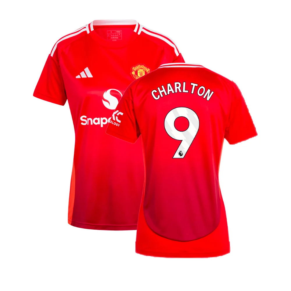 2024-2025 Man Utd Home Shirt (Womens) (Charlton 9)_0