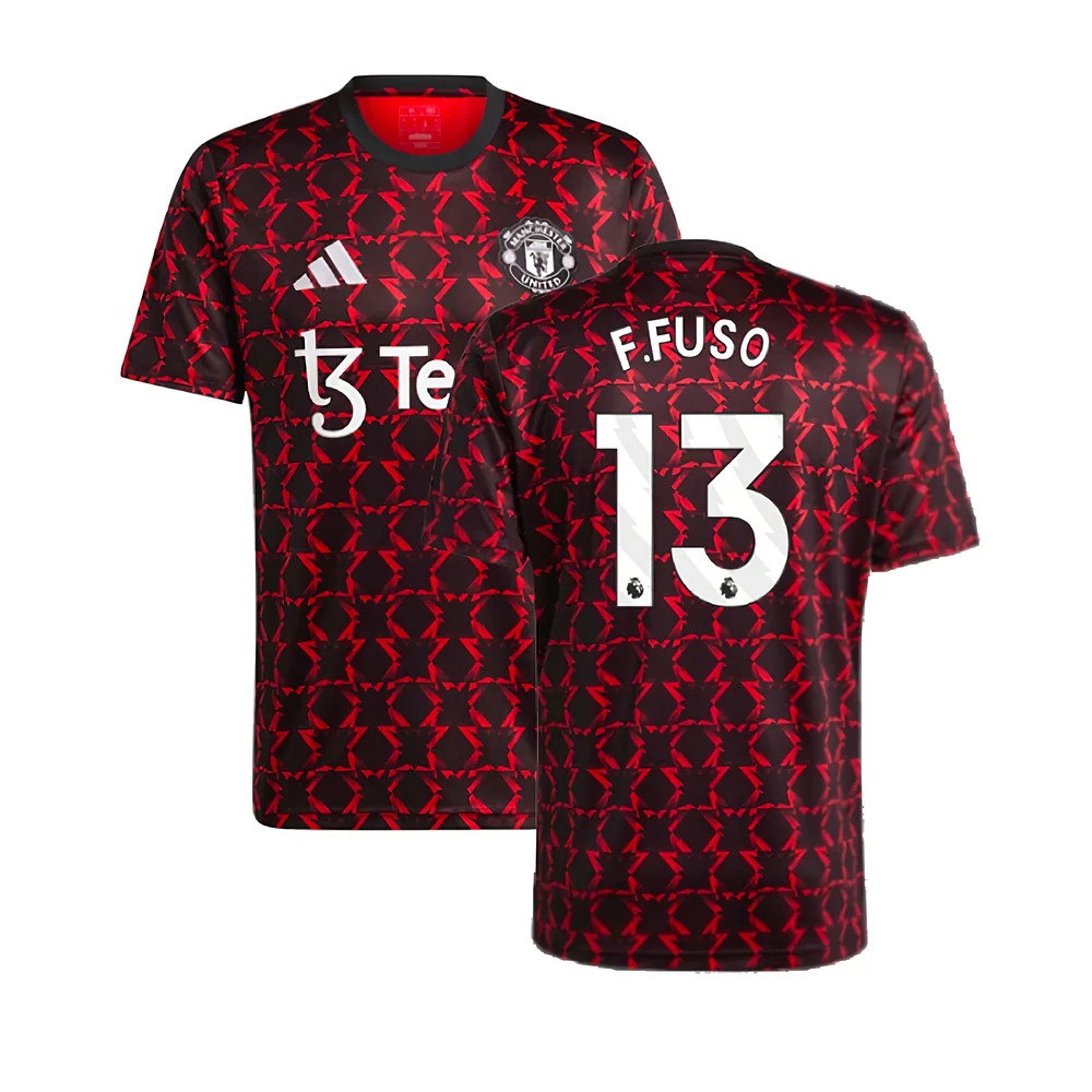 2024-2025 Man Utd Pre-Match Shirt (Black) (F.Fuso 13)_0