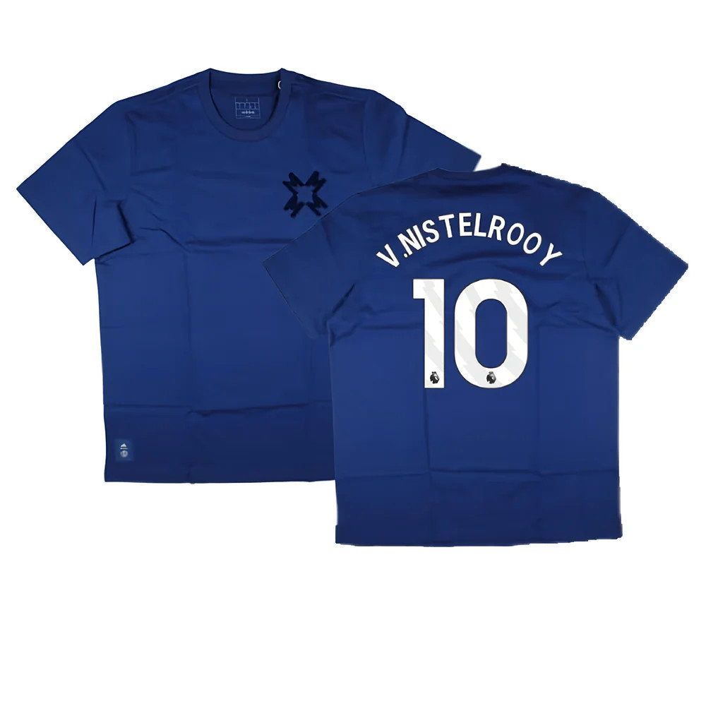 2024-2025 Man Utd Seasonal Tee (Victory Blue) (V.Nistelrooy 10)_0
