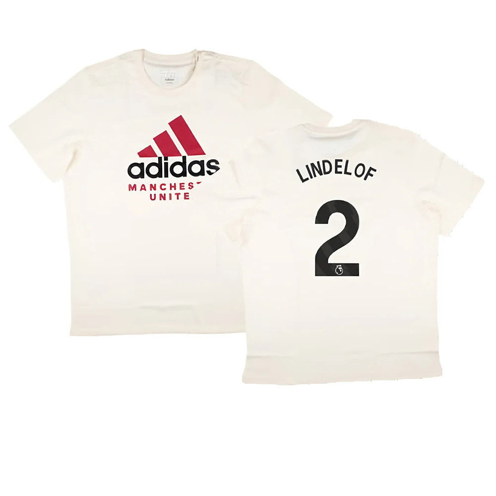 2024-2025 Man Utd SZN Graphic Tee (Cream White) (Lindelof 2)_0