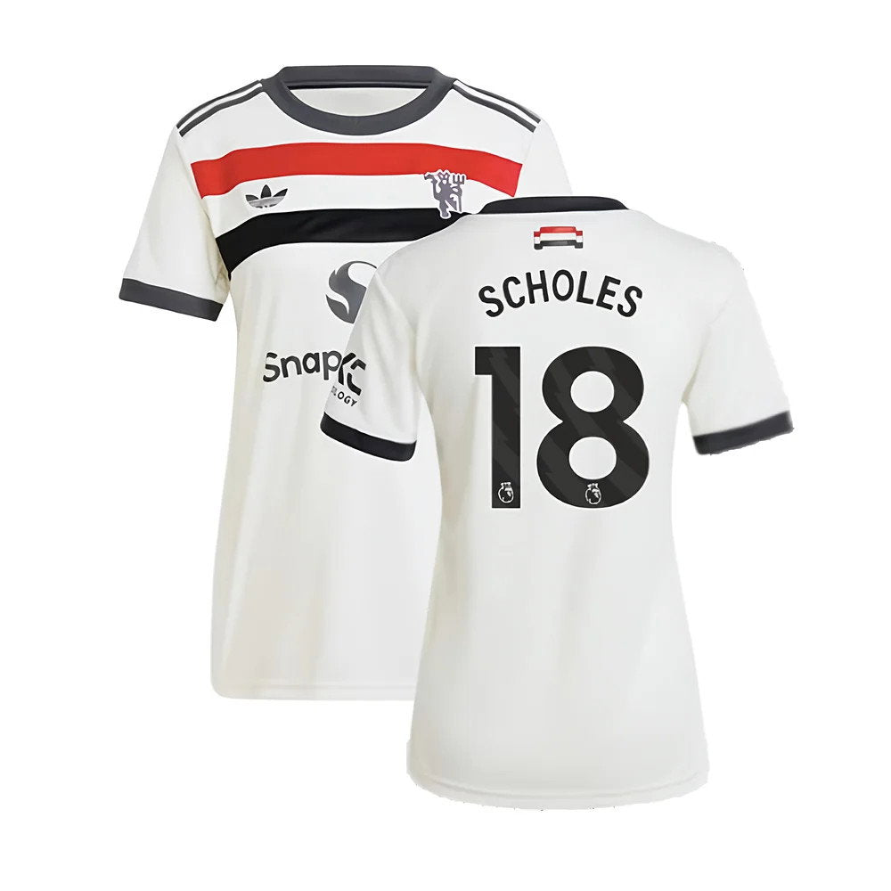 2024-2025 Man Utd Third Shirt (Womens) (Scholes 18)_0