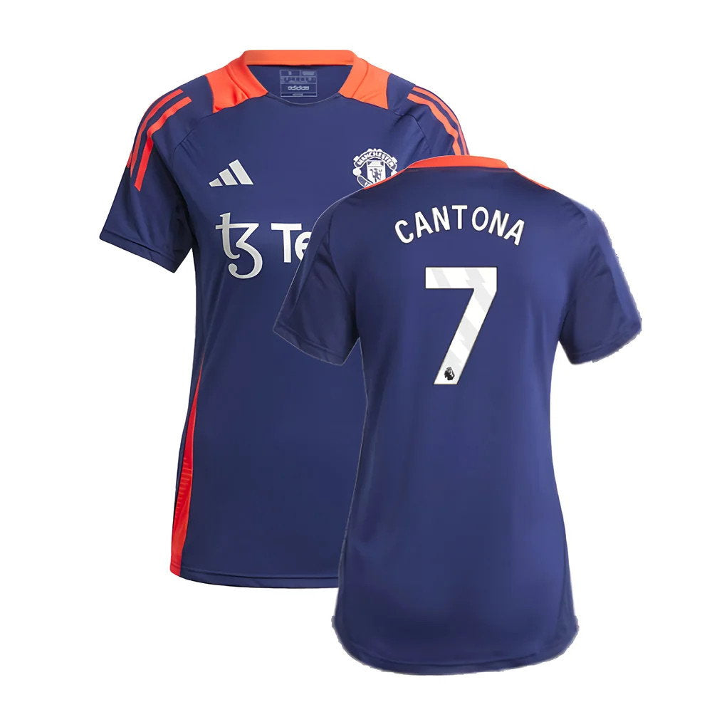 2024-2025 Man Utd Training Jersey (Night Indigo) - Womens (Cantona 7)_0
