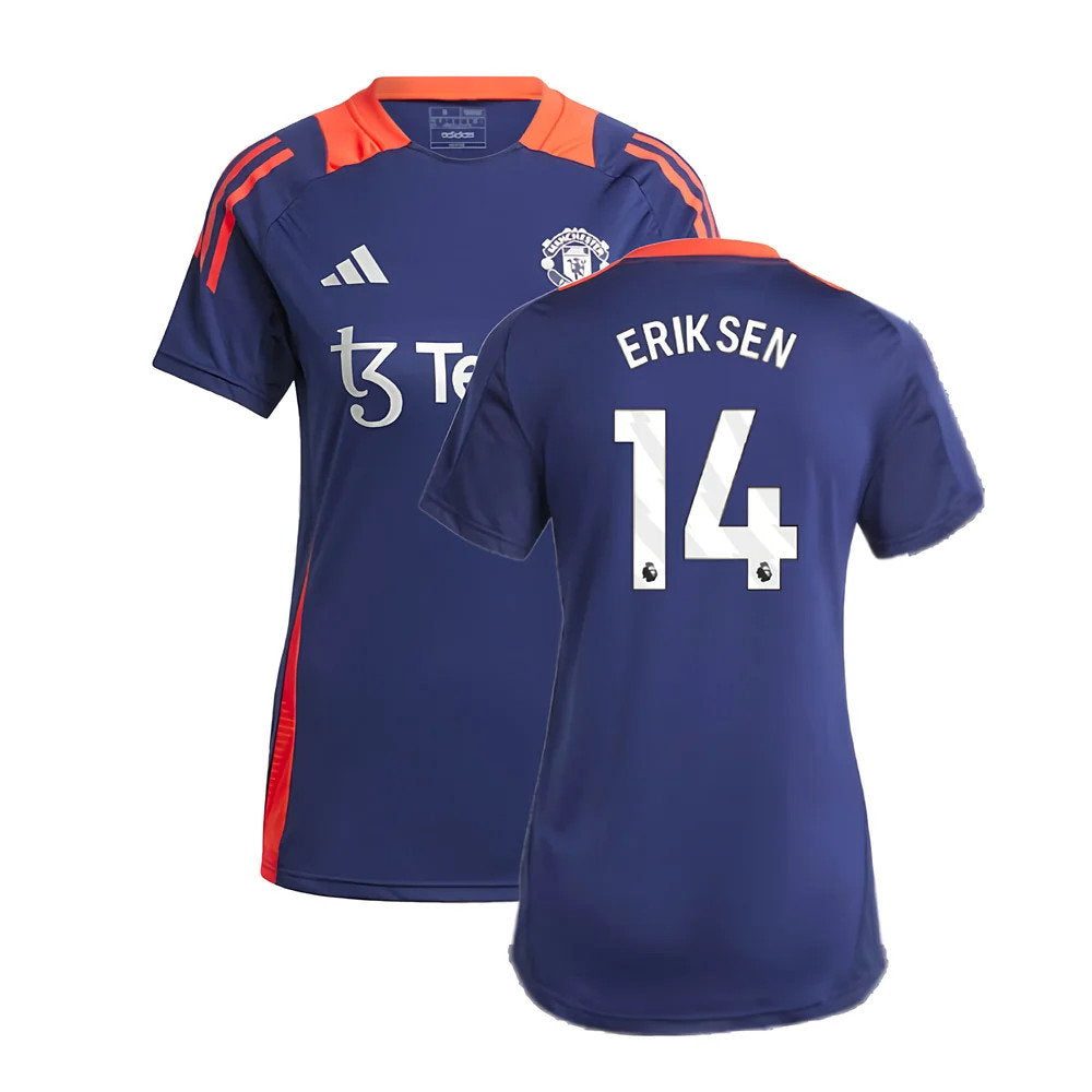 2024-2025 Man Utd Training Jersey (Night Indigo) - Womens (Eriksen 14)_0