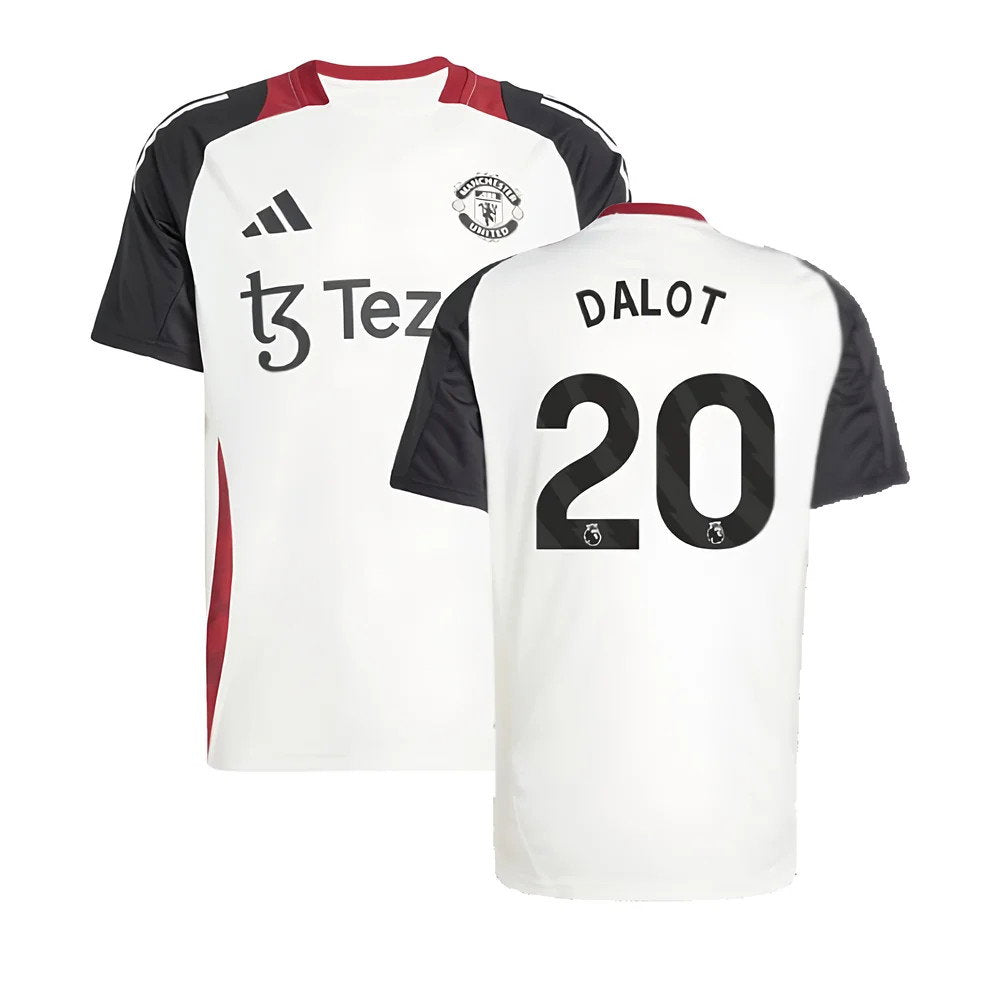 2024-2025 Man Utd Training Jersey (Off White) (Dalot 20)_0