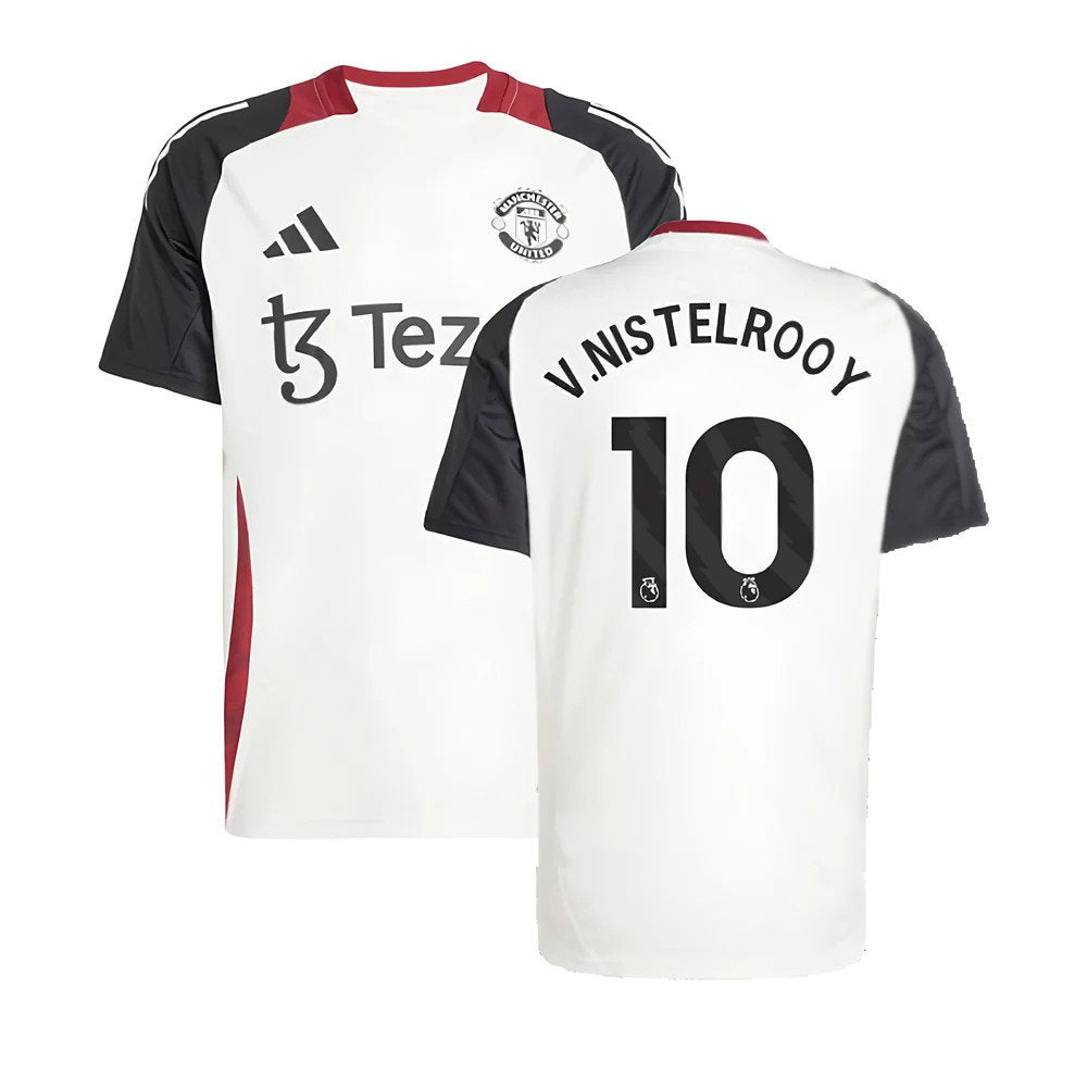 2024-2025 Man Utd Training Jersey (Off White) (V.Nistelrooy 10)_0