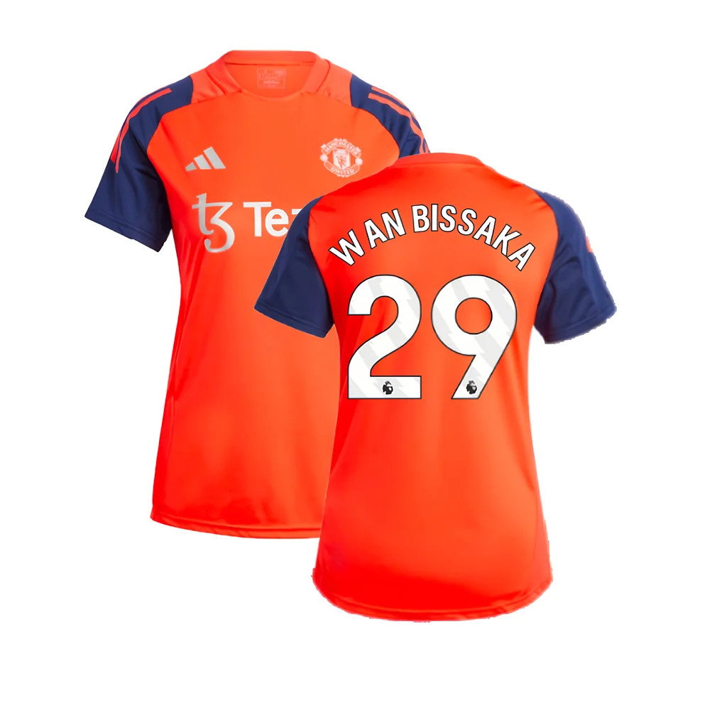 2024-2025 Man Utd Training Jersey (Red) - Womens (Wan Bissaka 29)_0