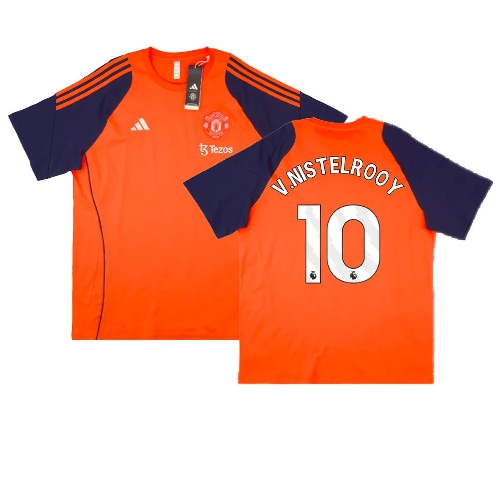 2024-2025 Man Utd Training Tee (Red) (V.Nistelrooy 10)_0