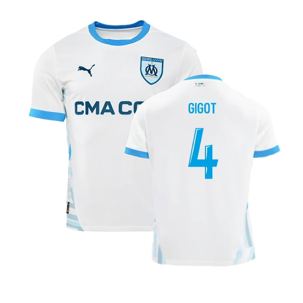 2024-2025 Marseille Home Shirt (Gigot 4)_0