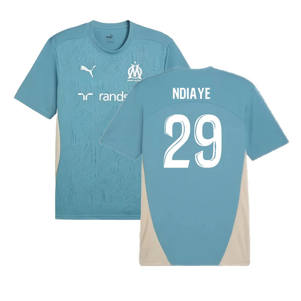 2024-2025 Marseille Training Shirt (Bold Blue) (Ndiaye 29)_0