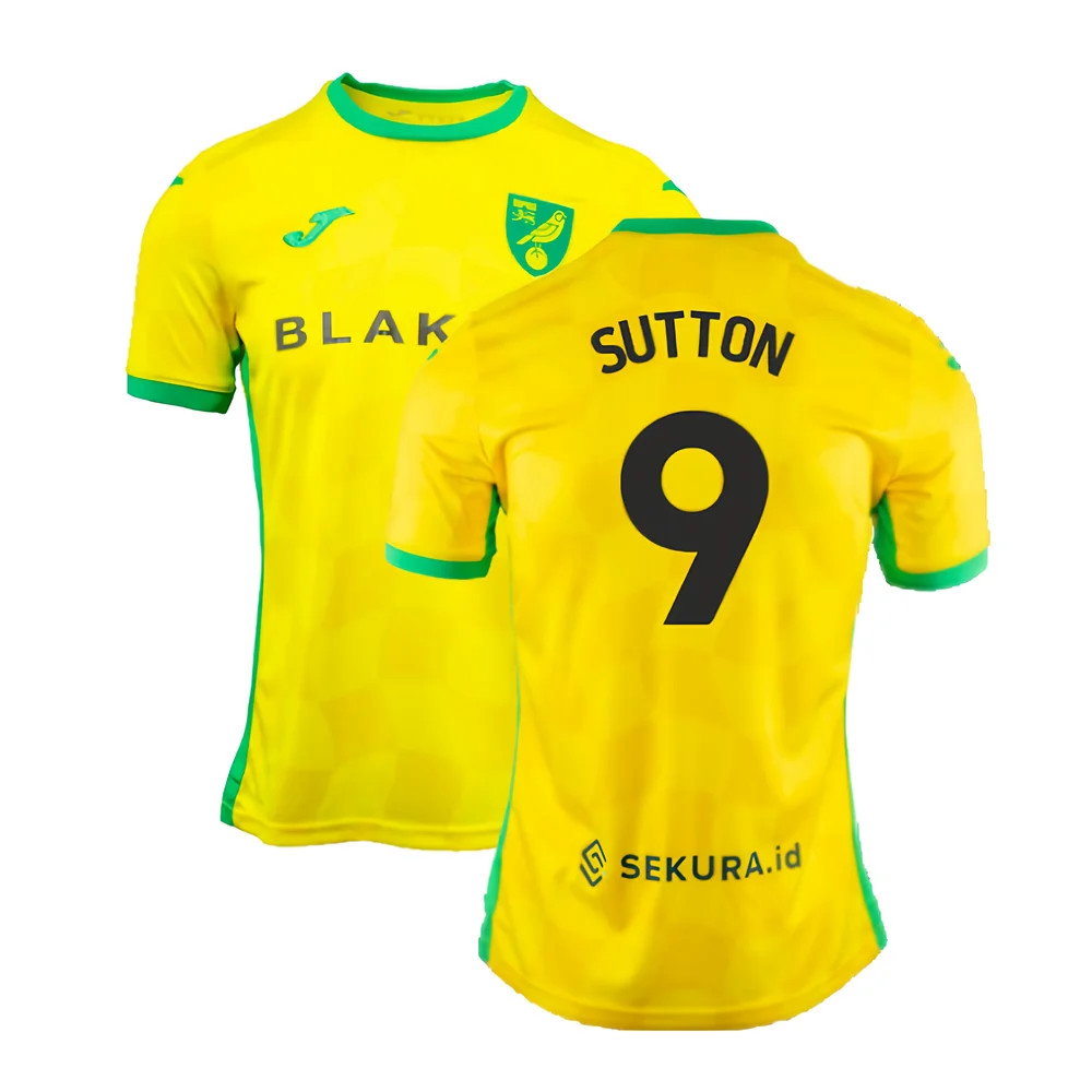 2024-2025 Norwich Home Shirt (Sutton 9)_0