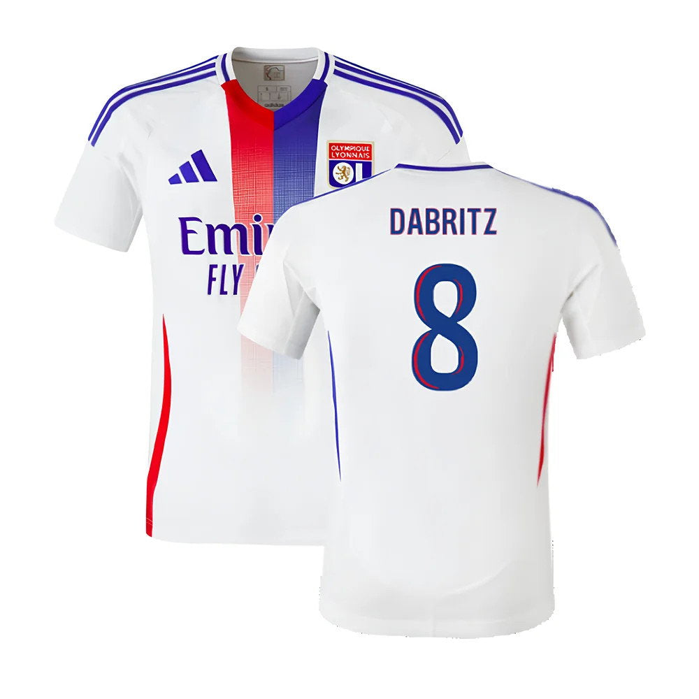 2024-2025 Olympique Lyon Home Shirt (Dabritz 8)_0