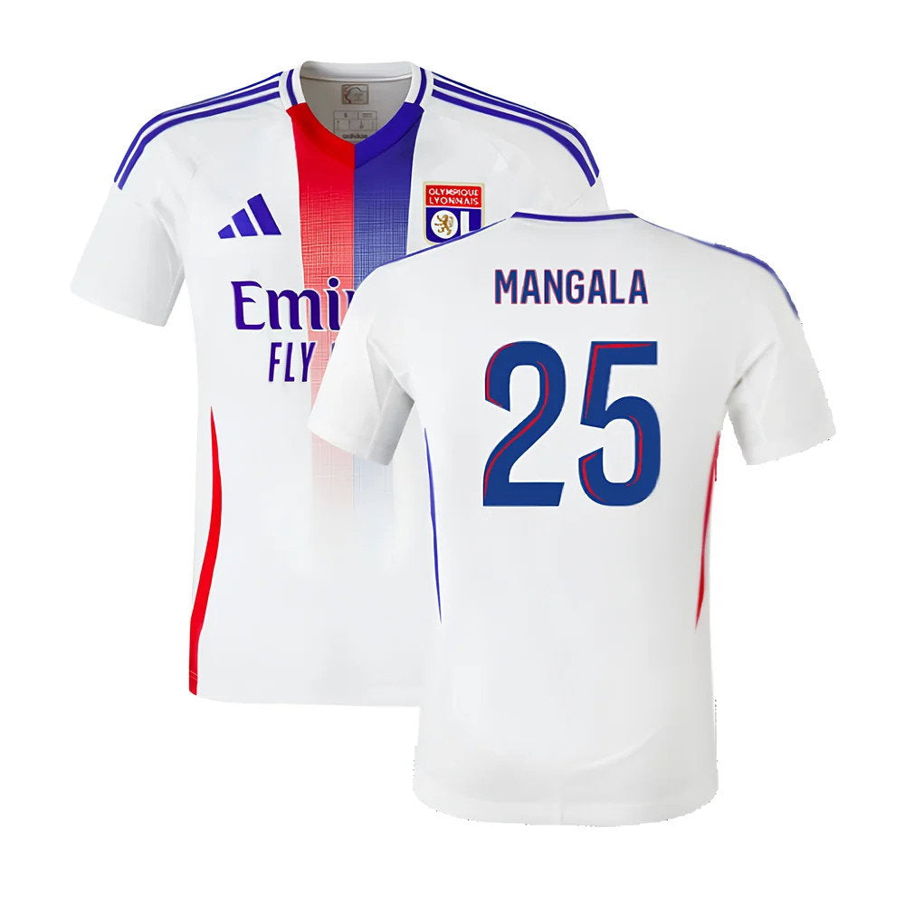 2024-2025 Olympique Lyon Home Shirt (Mangala 25)_0
