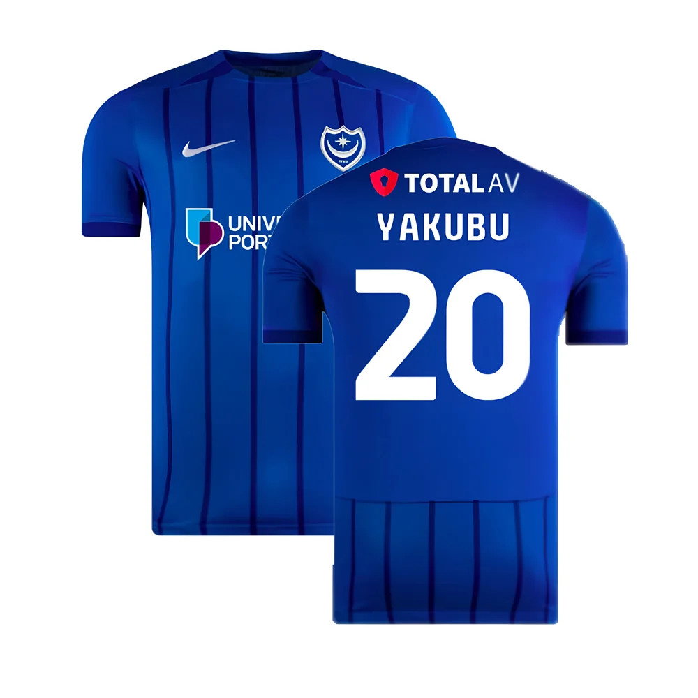 2024-2025 Portsmouth Home Shirt (Yakubu 20)_0
