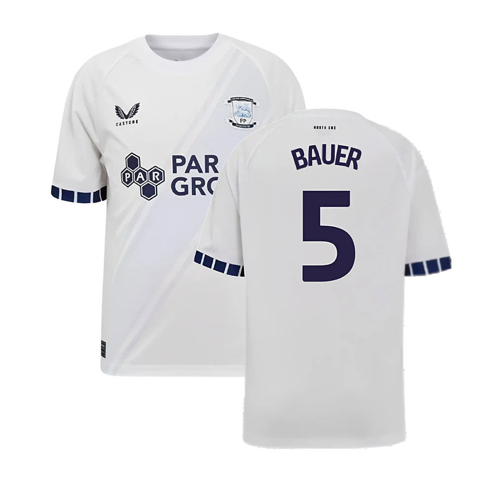 2024-2025 Preston North End Home Shirt (Kids) (Bauer 5)_0