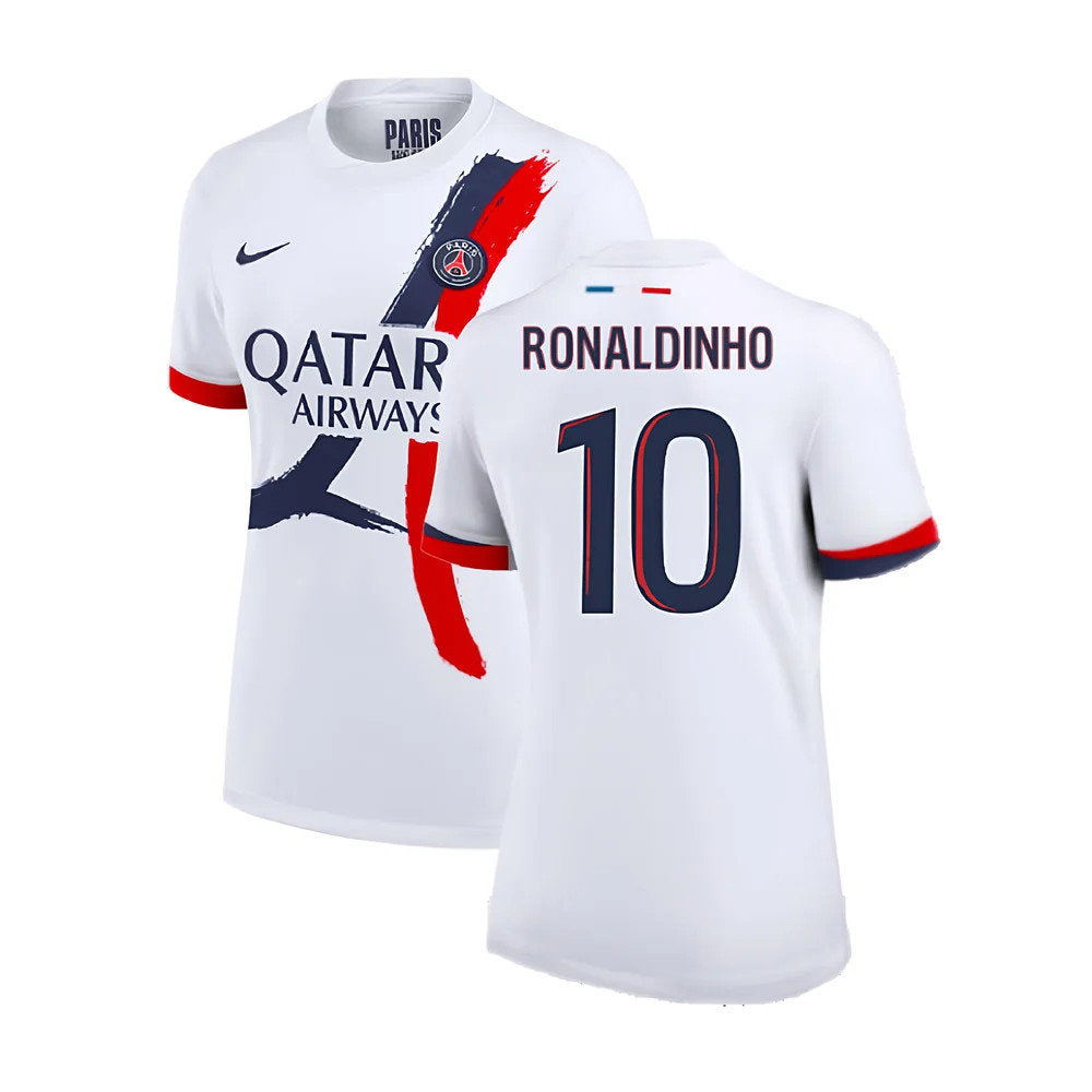 2024-2025 PSG Away Shirt (Womens) (Ronaldinho 10)_0