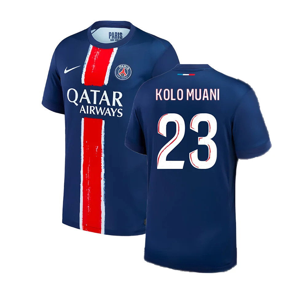 2024-2025 PSG Paris Saint Germain Home Shirt (Kids) (Kolo Muani 23)_0