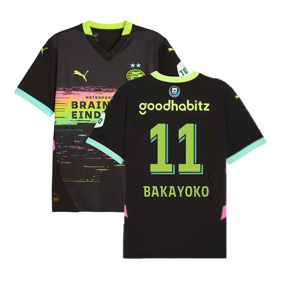 2024-2025 PSV Eindhoven Away Shirt (Bakayoko 11)_0