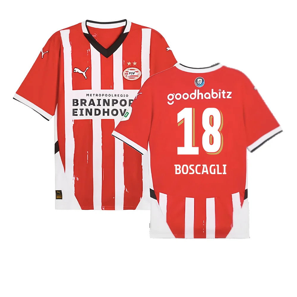 2024-2025 PSV Eindhoven Home Shirt (Boscagli 18)_0