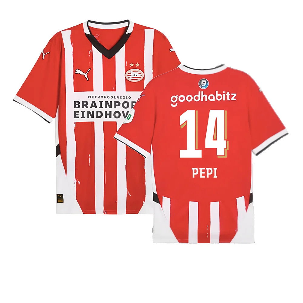 2024-2025 PSV Eindhoven Home Shirt (Pepi 14)_0