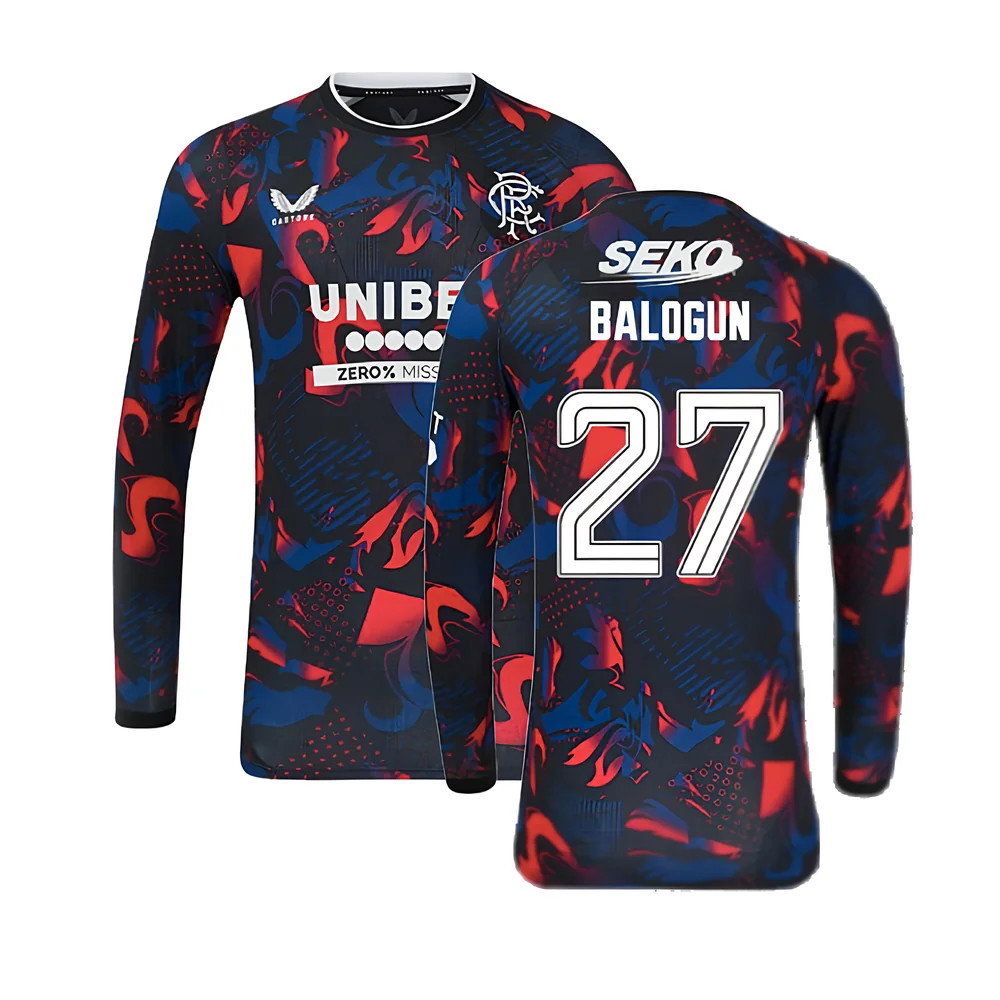 2024-2025 Rangers Long Sleeve Third Shirt (Balogun 27)_0