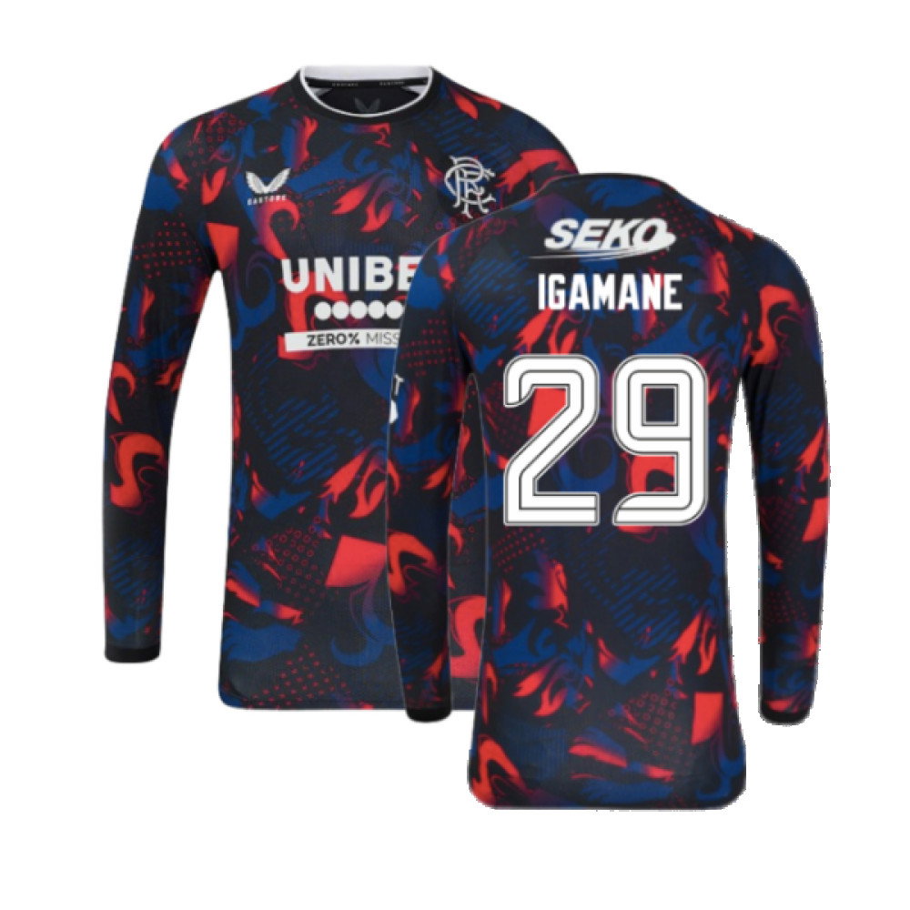 2024-2025 Rangers Long Sleeve Third Shirt (Igamane 29)_0