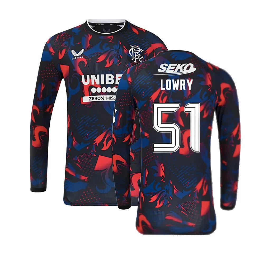 2024-2025 Rangers Long Sleeve Third Shirt (Lowry 51)_0