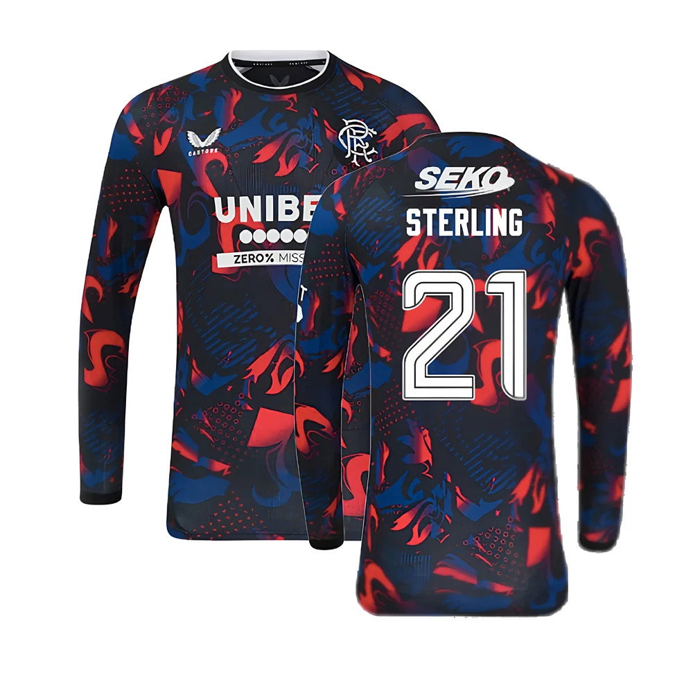 2024-2025 Rangers Long Sleeve Third Shirt (Sterling 21)_0