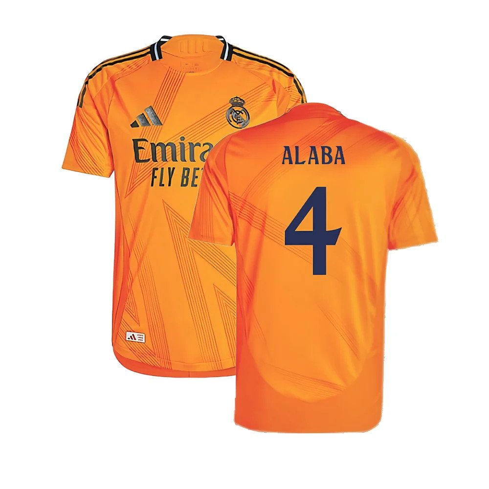 2024-2025 Real Madrid Authentic Away Shirt (Alaba 4)_0