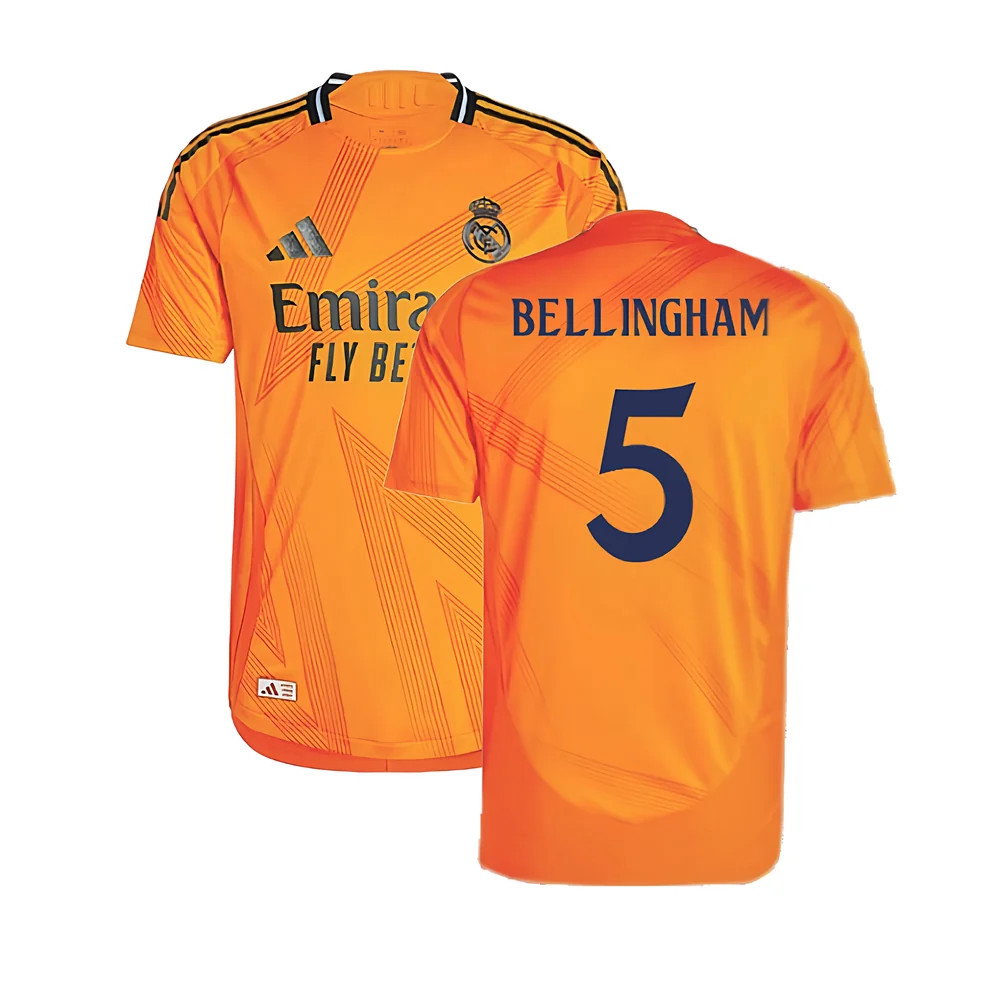 2024-2025 Real Madrid Authentic Away Shirt (Bellingham 5)_0