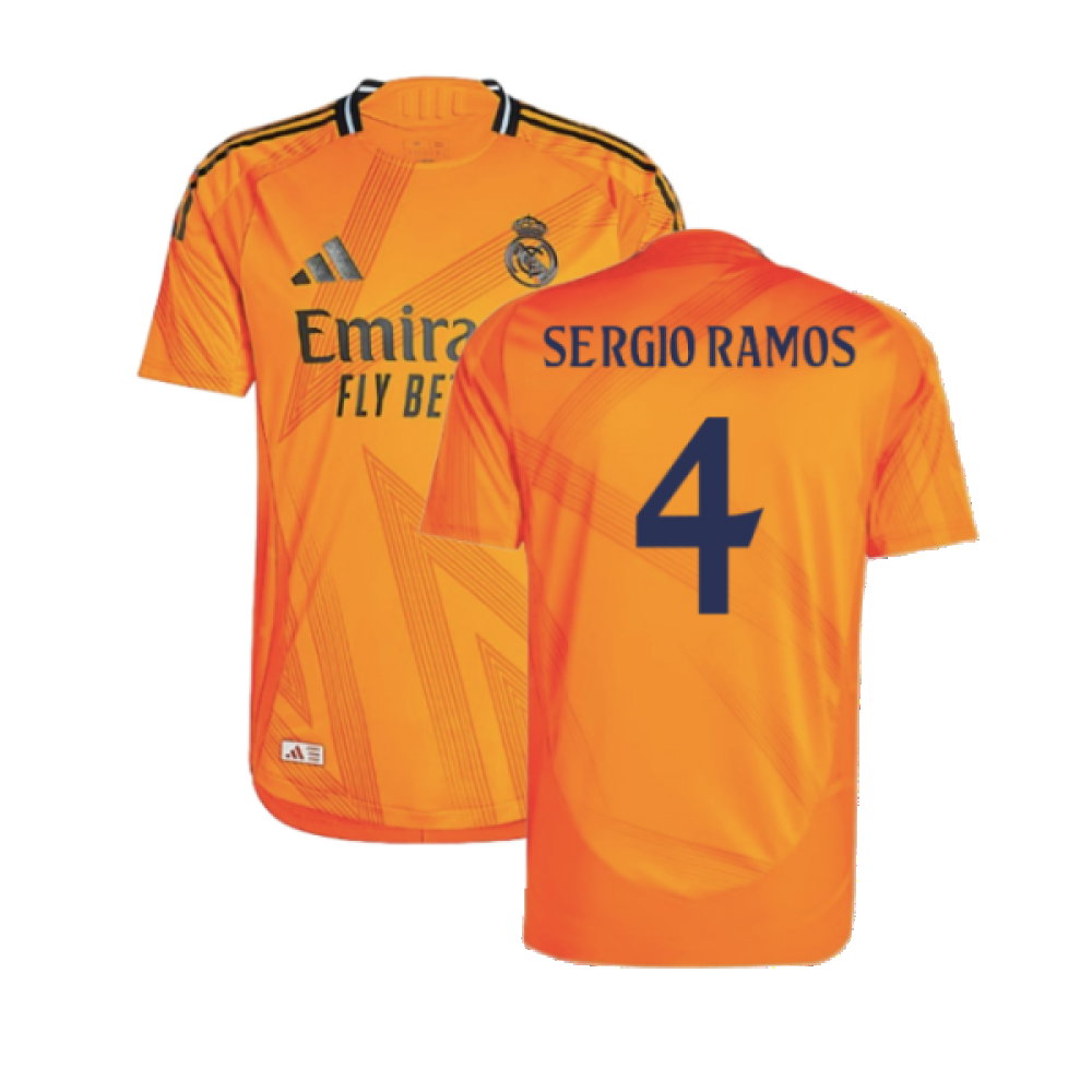 2024-2025 Real Madrid Authentic Away Shirt (Sergio Ramos 4)_0