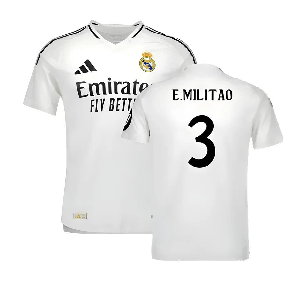 2024-2025 Real Madrid Authentic Home Shirt (E.Militao 3)_0