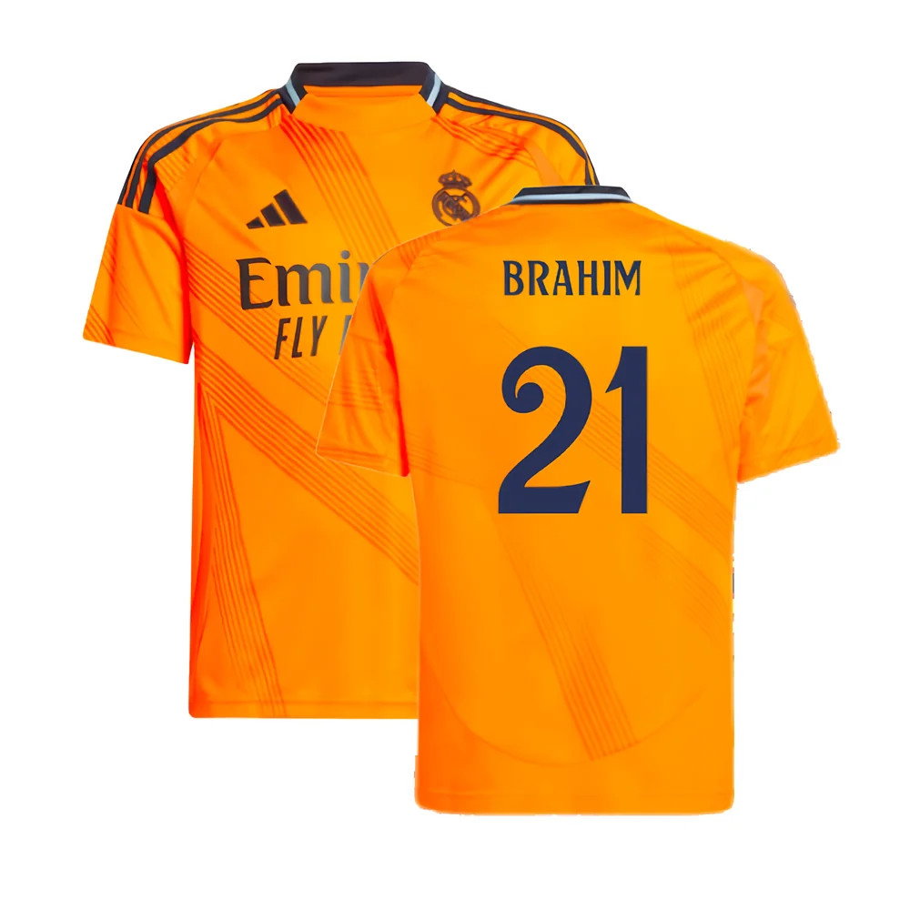 2024-2025 Real Madrid Away Shirt (Kids) (Brahim 21)_0