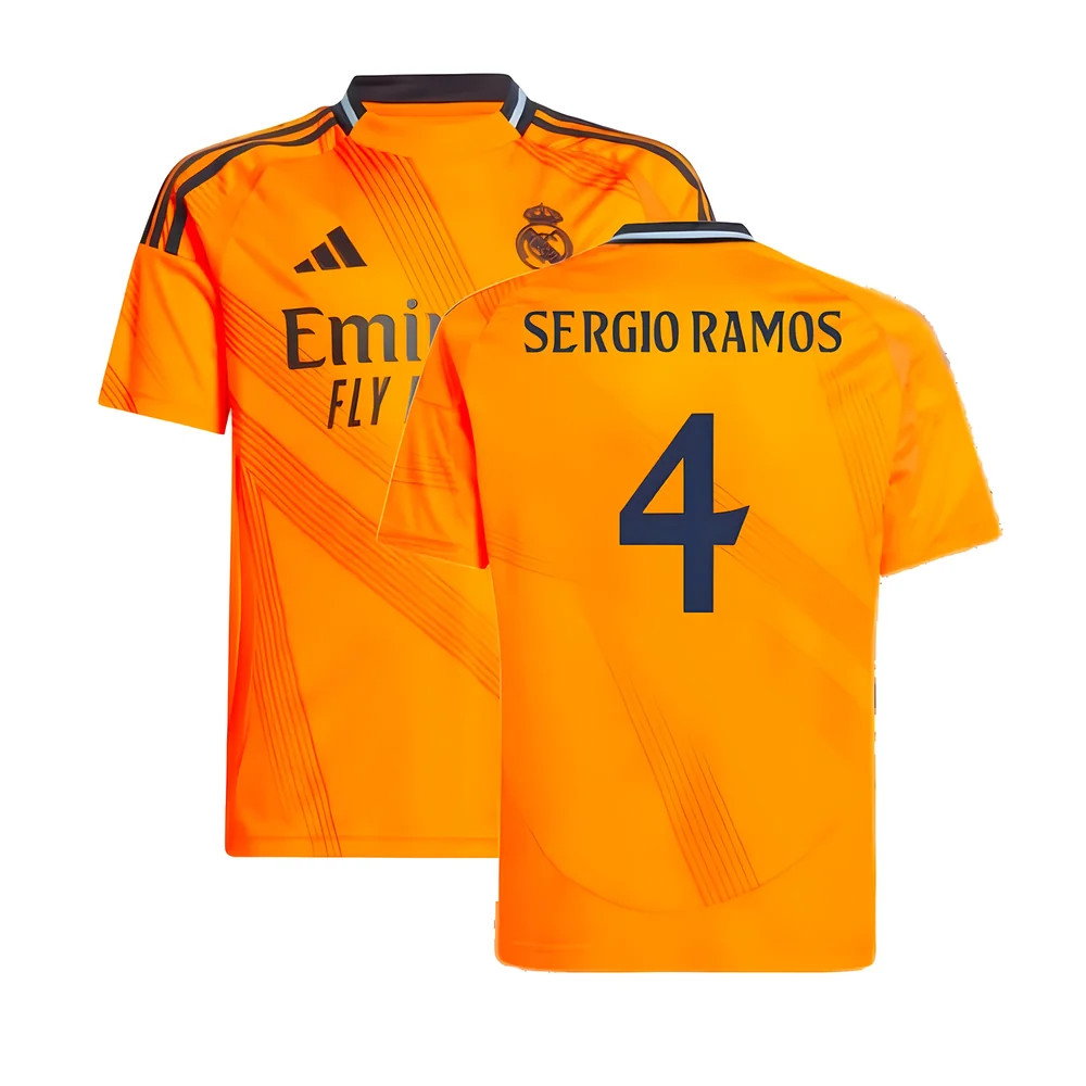 2024-2025 Real Madrid Away Shirt (Kids) (Sergio Ramos 4)_0