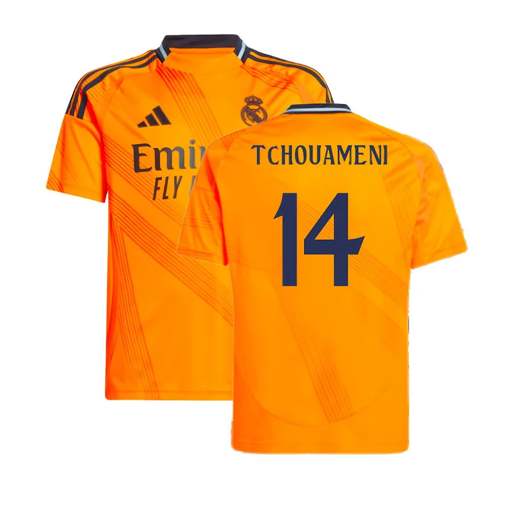 2024-2025 Real Madrid Away Shirt (Kids) (Tchouameni 14)_0