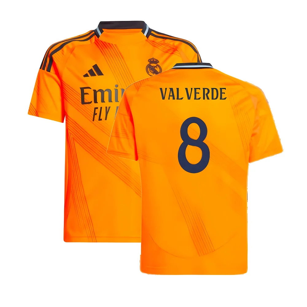 2024-2025 Real Madrid Away Shirt (Kids) (Valverde 8)_0