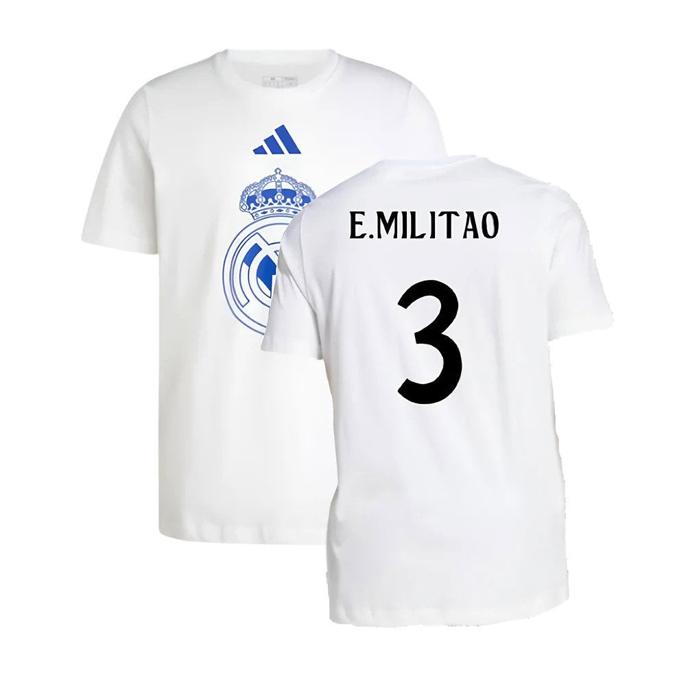 2024-2025 Real Madrid DNA Graphic Tee (White) (E.Militao 3)_0