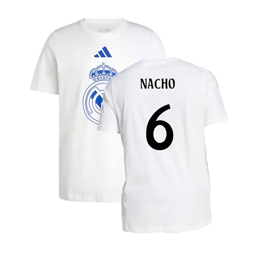 2024-2025 Real Madrid DNA Graphic Tee (White) (Nacho 6)_0