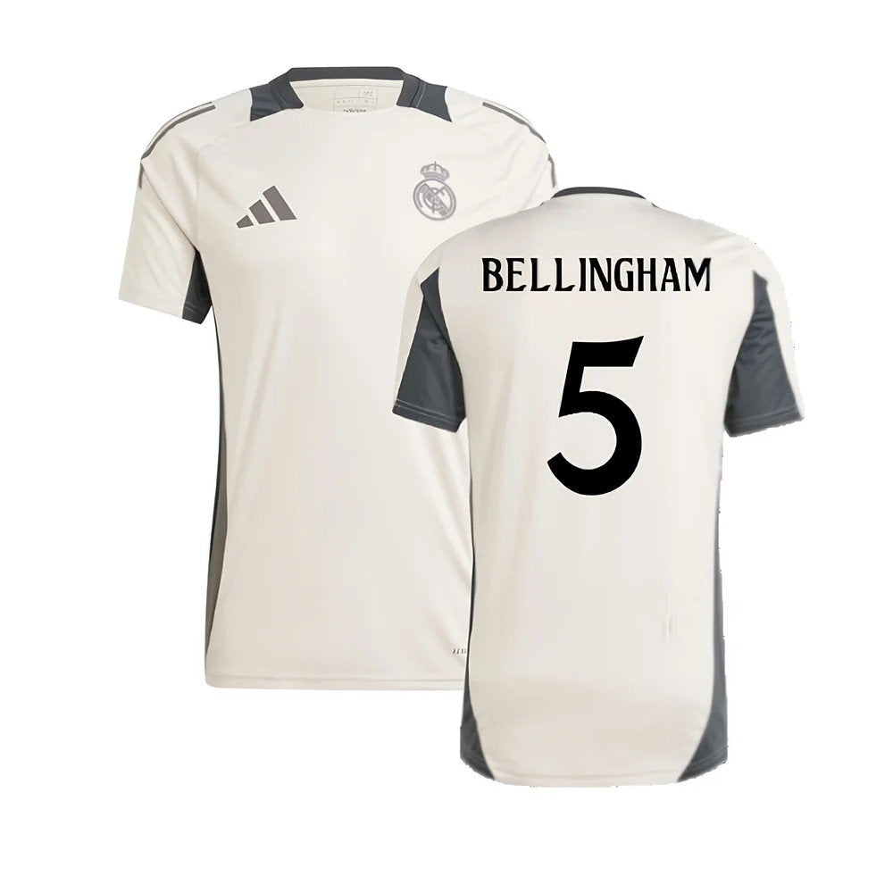 2024-2025 Real Madrid EU Training Jersey (Putty Mauve) (Bellingham 5)_0
