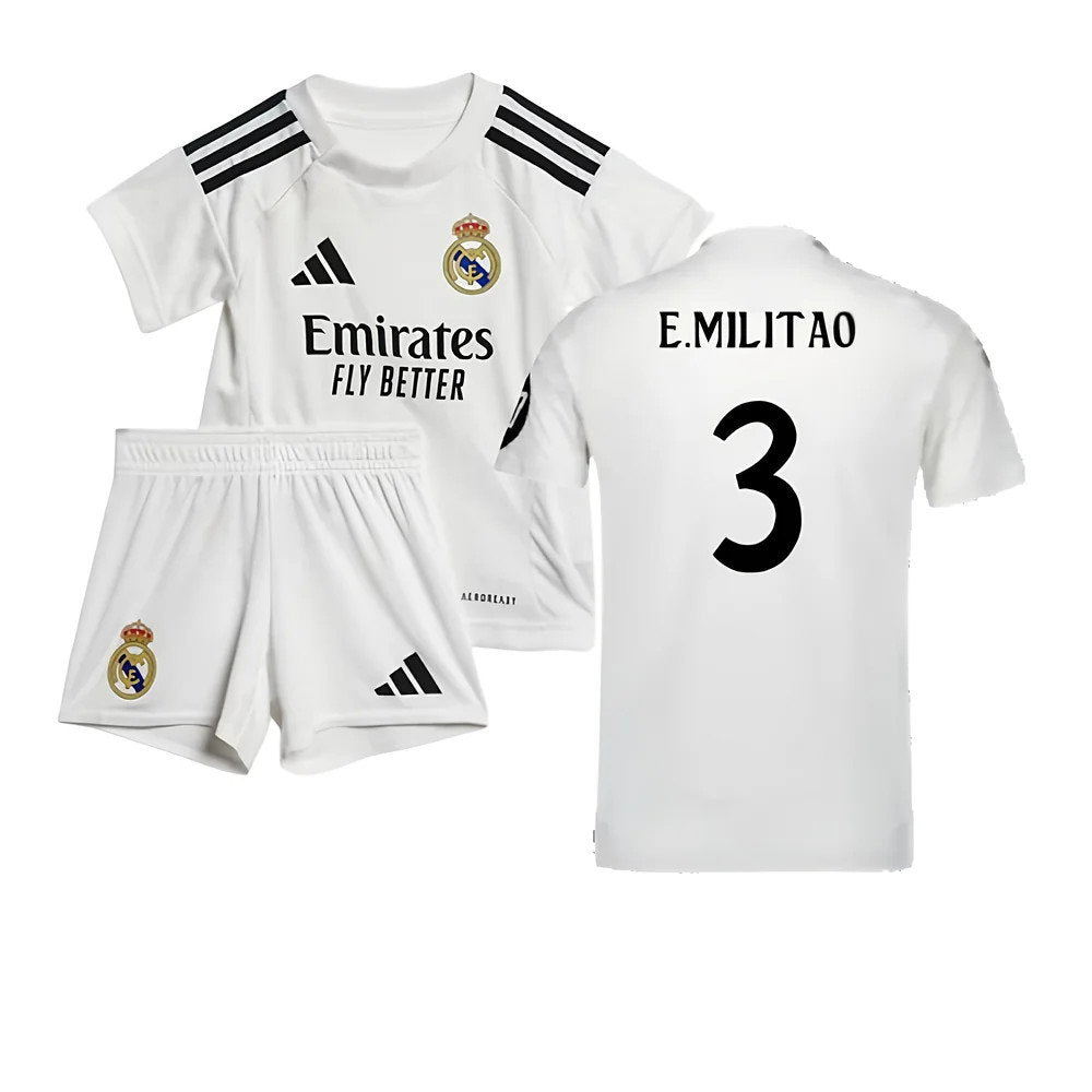 2024-2025 Real Madrid Home Baby Kit (E.Militao 3)_0