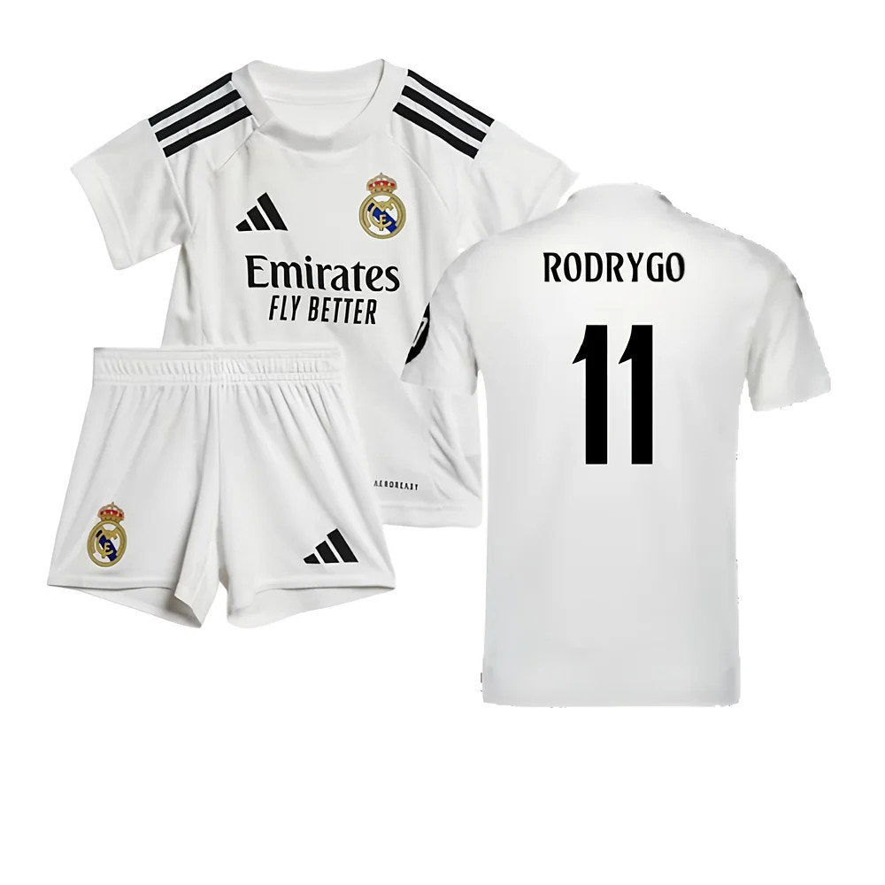 2024-2025 Real Madrid Home Baby Kit (Rodrygo 11)_0