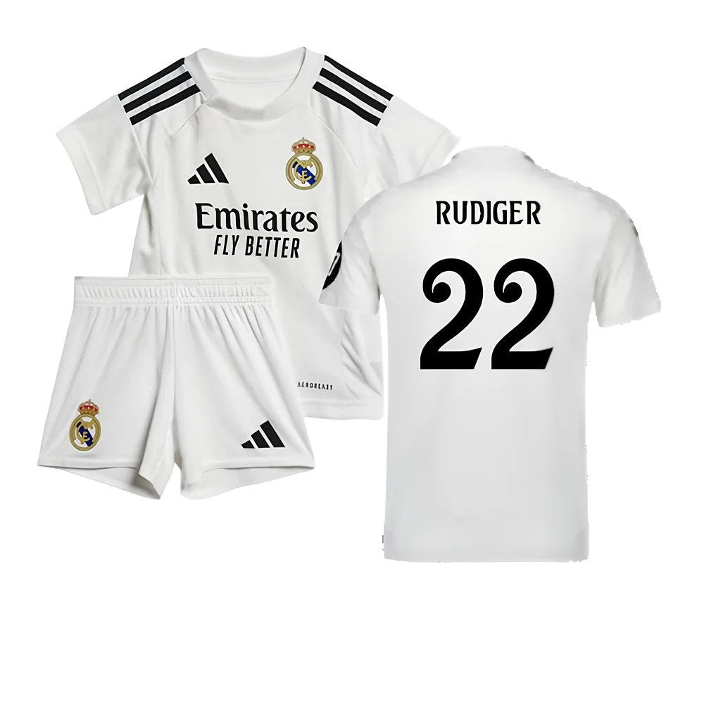 2024-2025 Real Madrid Home Baby Kit (Rudiger 22)_0