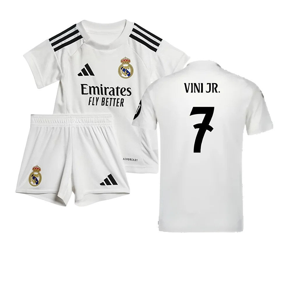 2024-2025 Real Madrid Home Baby Kit (Vini Jr. 7)_0
