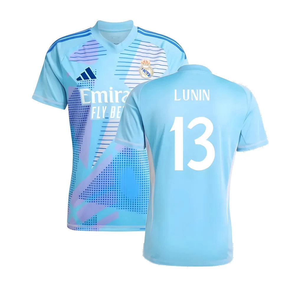 2024-2025 Real Madrid Home Goalkeeper Shirt (Blue) (Lunin 13)_0