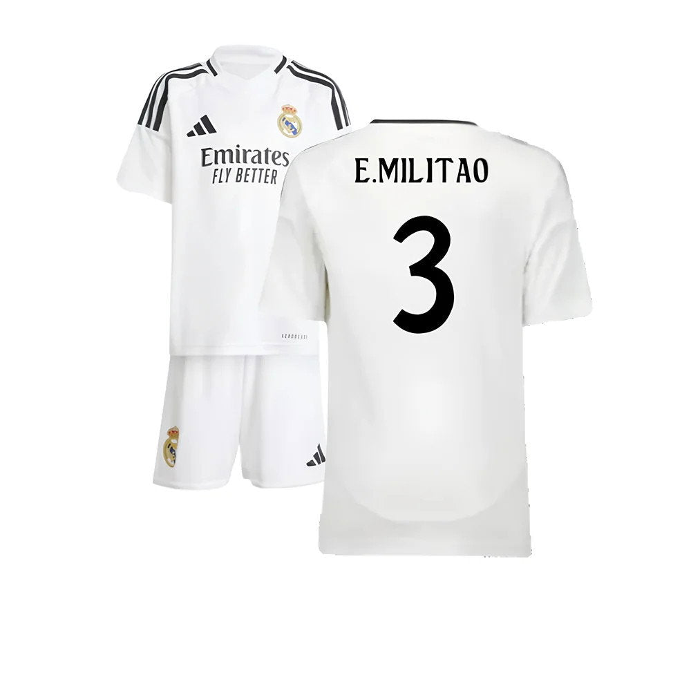 2024-2025 Real Madrid Home Mini Kit (E.Militao 3)_0