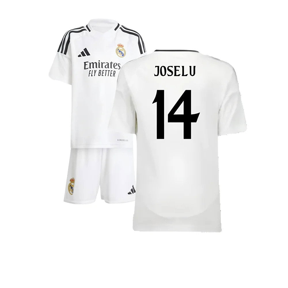 2024-2025 Real Madrid Home Mini Kit (Joselu 14)_0