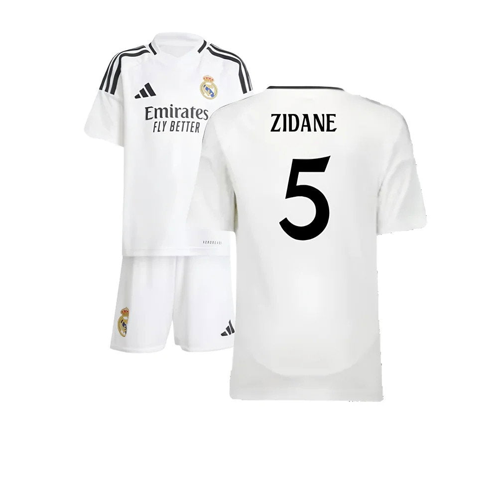 2024-2025 Real Madrid Home Mini Kit (Zidane 5)_0