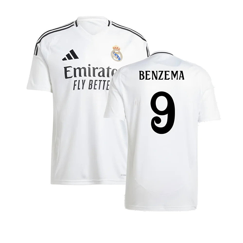 2024-2025 Real Madrid Home Shirt (Benzema 9)_0