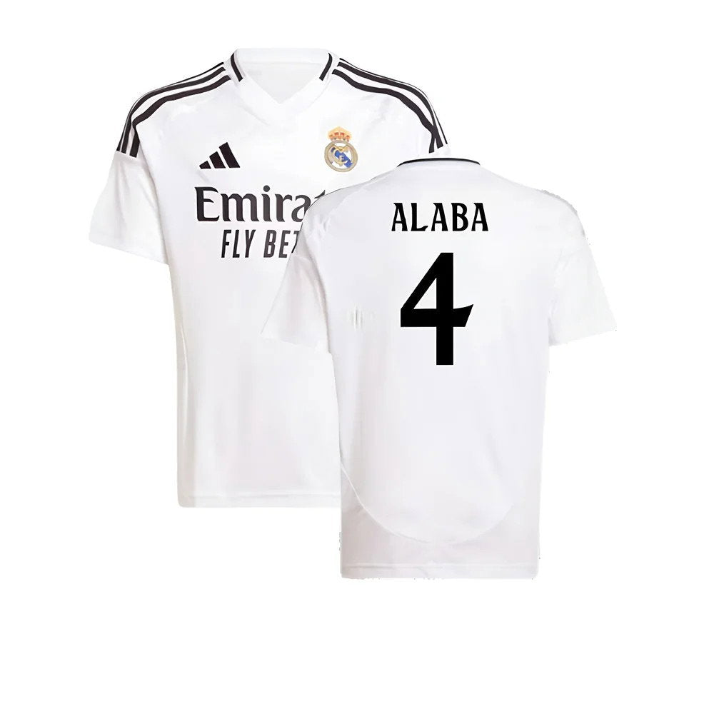 2024-2025 Real Madrid Home Shirt (Kids) (Alaba 4)_0