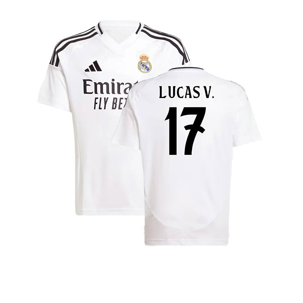 2024-2025 Real Madrid Home Shirt (Kids) (Lucas V. 17)_0