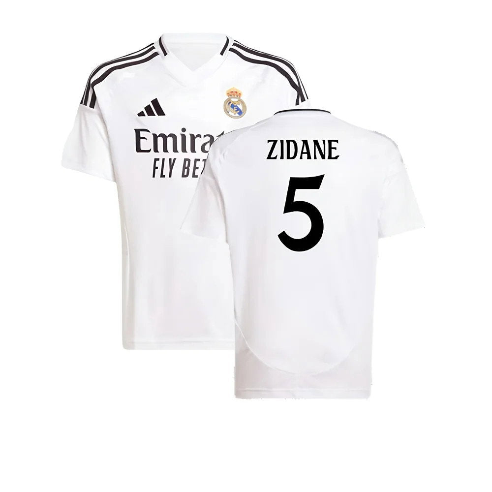 2024-2025 Real Madrid Home Shirt (Kids) (Zidane 5)_0